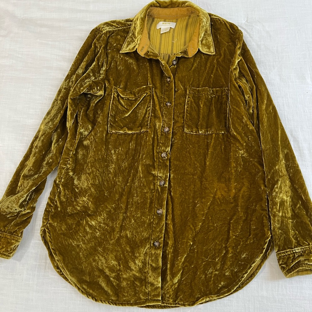 Never worn, Button down, long sleeve shirt.